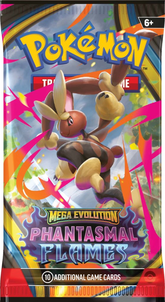 Pokemon TCG ME02 Mega Evolution - Phantasmal Flames Booster Pack