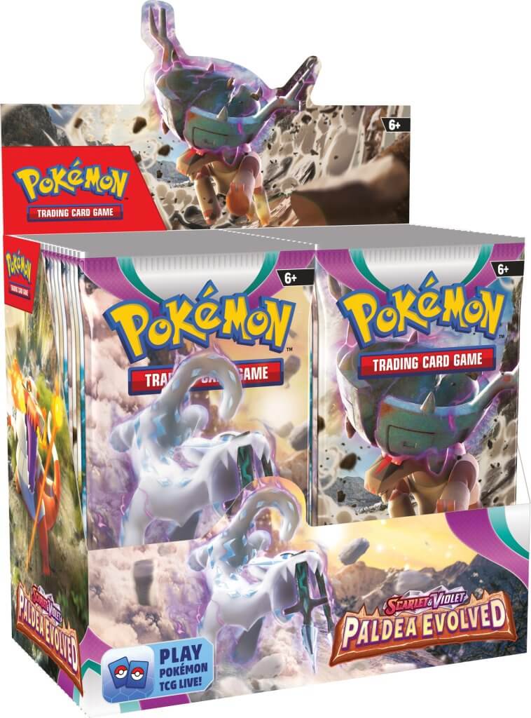 Pokemon Paldea Evolved 1-Box Opening #29045 - Type Team Based - Sep 25 (12pm)
