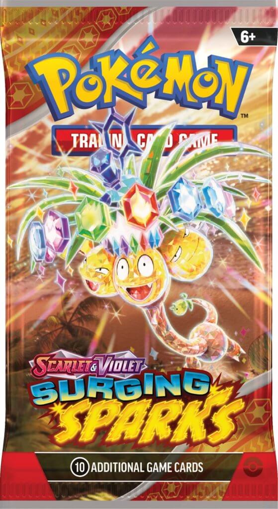surging sparks booster box how many packs Pokemon TCG SV07 Surging Sparks Booster Pack – Cherry Collectables