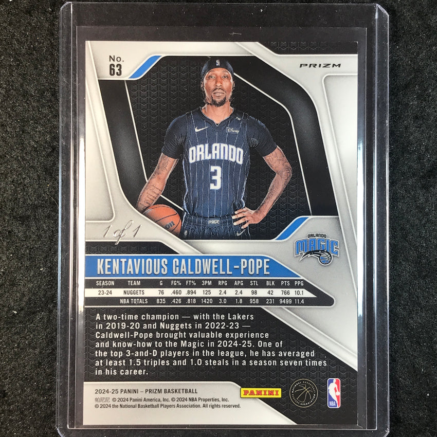 2024-25 Prizm KENTAVIOUS CALDWELL-POPE Choice Nebula 1/1 #63