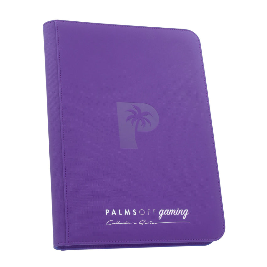 Palms Off Gaming Collector's Series 9 Pocket Zip Binder – Purple