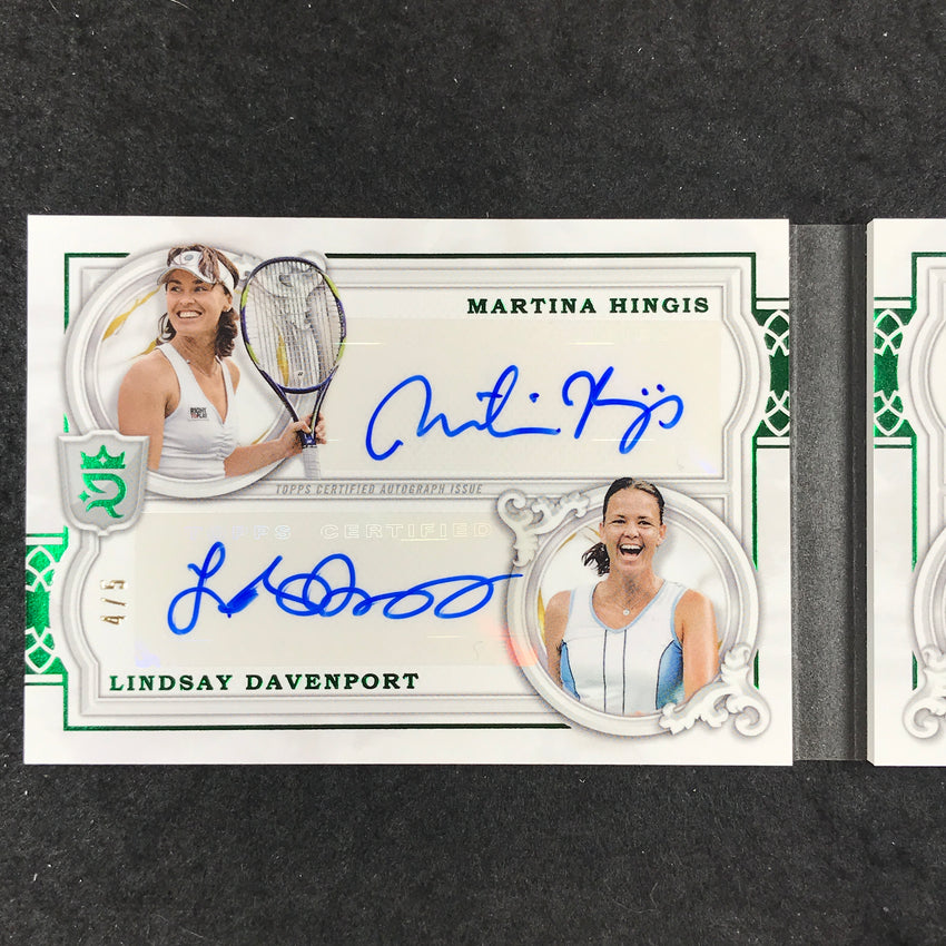 2024 Topps Royalty HINGIS DAVENPORT CLIJSTERS WILLIAMS Quad Auto Booklet 4/5