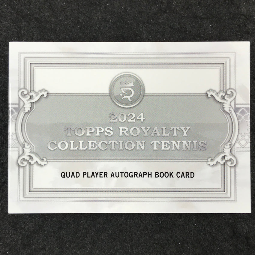 2024 Topps Royalty HINGIS DAVENPORT CLIJSTERS WILLIAMS Quad Auto Booklet 4/5