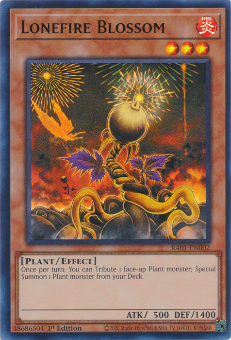 RA01-EN002 - Lonefire Blossom Ultra Rare 1st Edition