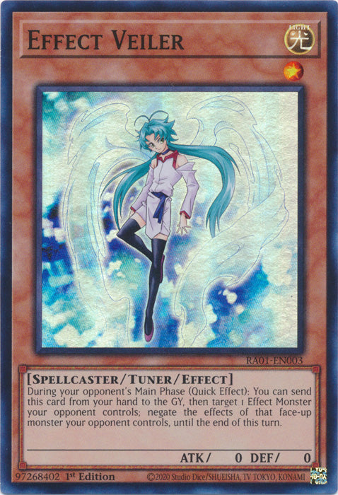 RA01-EN003 - Effect Veiler Super Rare 1st Edition