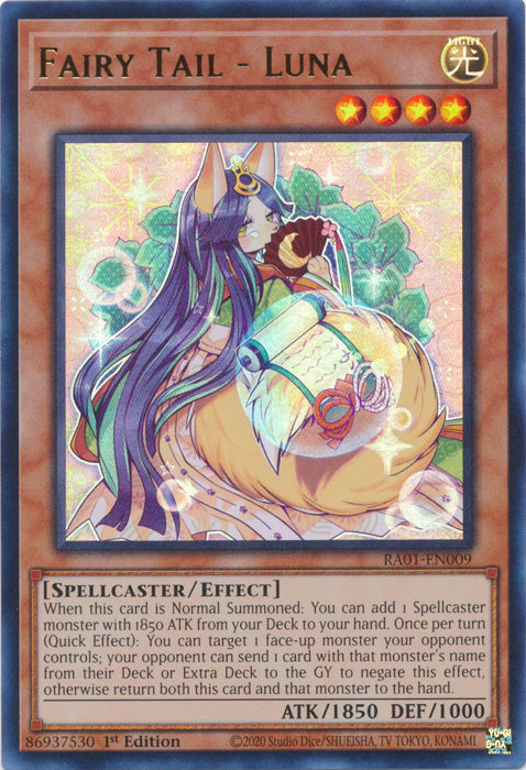 RA01-EN009 - Fairy Tail - Luna Ultra Rare 1st Edition