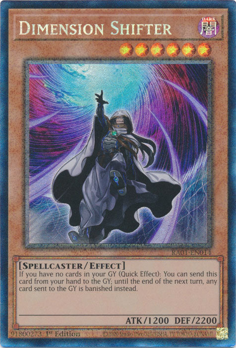 [COLLECTOR'S RARE] Dimension Shifter - RA01-EN014 - 1st Edition