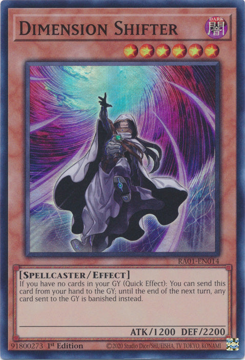 RA01-EN014 - Dimension Shifter Super Rare 1st Edition
