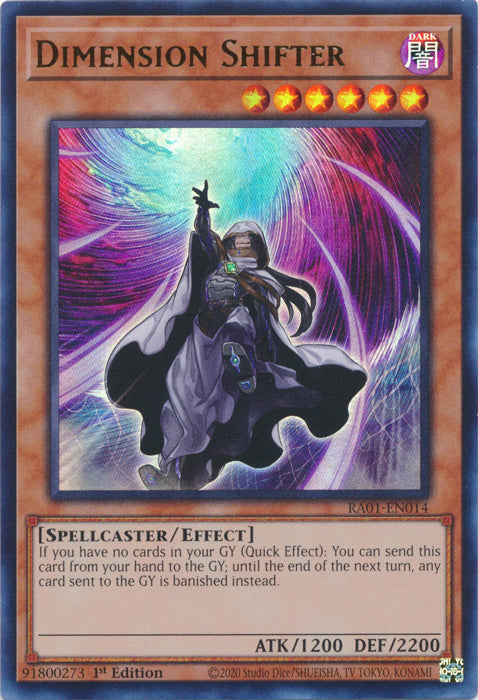 RA01-EN014 - Dimension Shifter Ultra Rare 1st Edition
