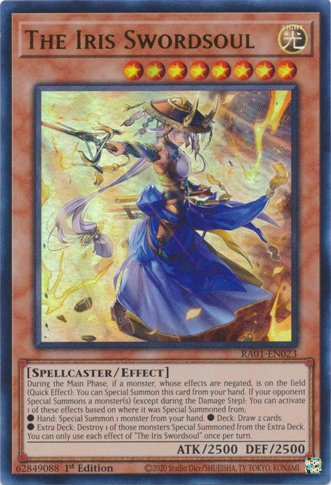 RA01-EN023 - The Iris Swordsoul Ultra Rare 1st Edition