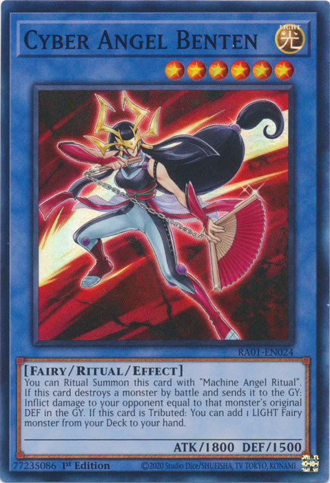 RA01-EN024 - Cyber Angel Benten Super Rare 1st Edition