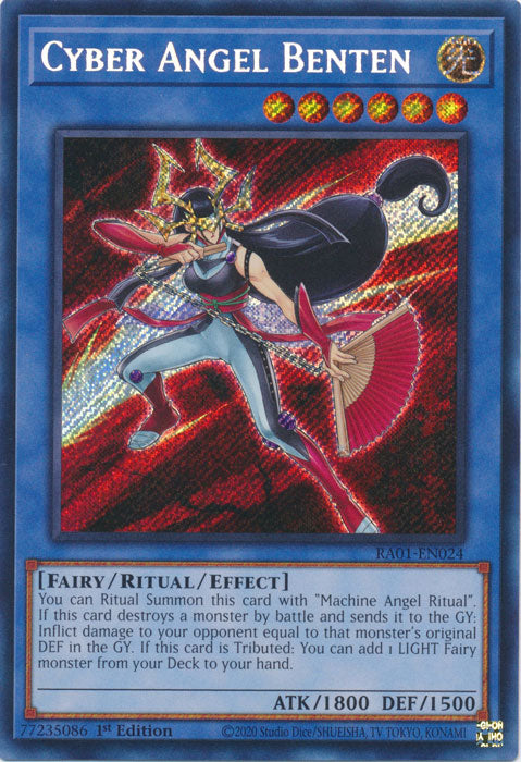 RA01-EN024 - Cyber Angel Benten Secret Rare 1st Edition