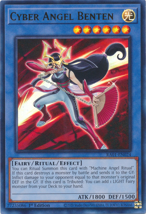 RA01-EN024 - Cyber Angel Benten Ultra Rare 1st Edition