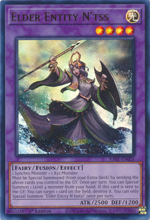 RA01-EN026 - Elder Entity N'tss Ultra Rare 1st Edition