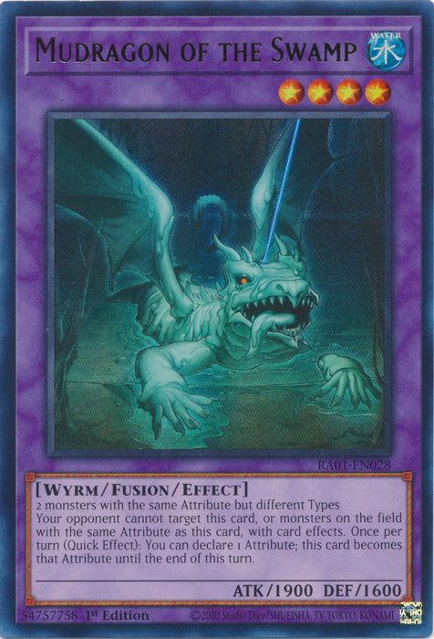 RA01-EN028 - Mudragon of the Swamp Ultra Rare 1st Edition