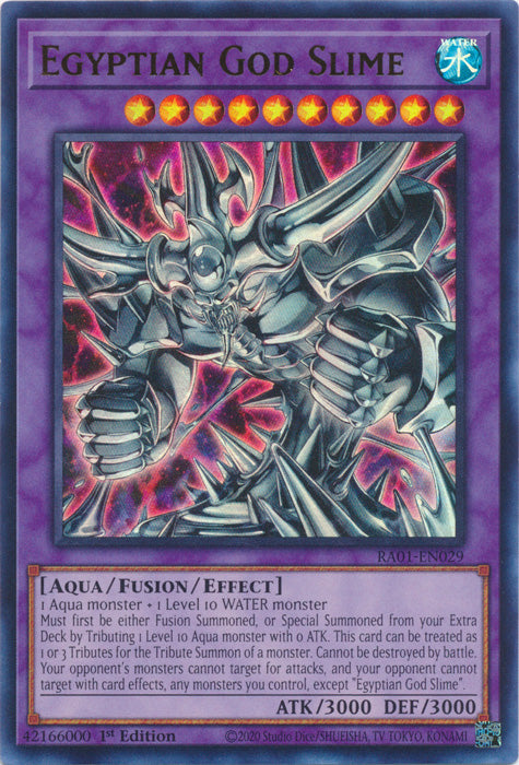RA01-EN029 - Egyptian God Slime Ultra Rare 1st Edition
