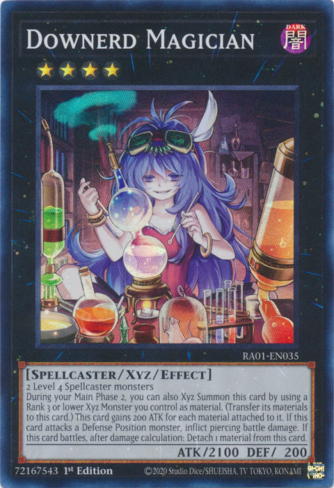 RA01-EN035 - Downerd Magician Super Rare 1st Edition