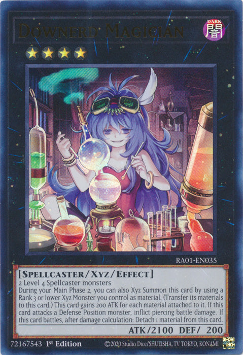 RA01-EN035 - Downerd Magician Ultra Rare 1st Edition