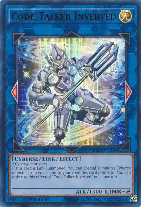 RA01-EN045 - Code Talker Inverted Ultra Rare 1st Edition