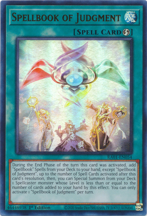 RA01-EN054 - Spellbook of Judgment Ultra Rare 1st Edition