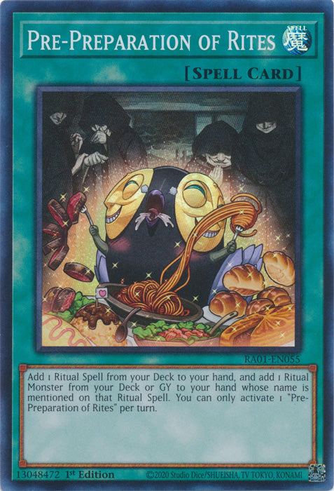 RA01-EN055 - Pre-Preparation of Rites Super Rare 1st Edition
