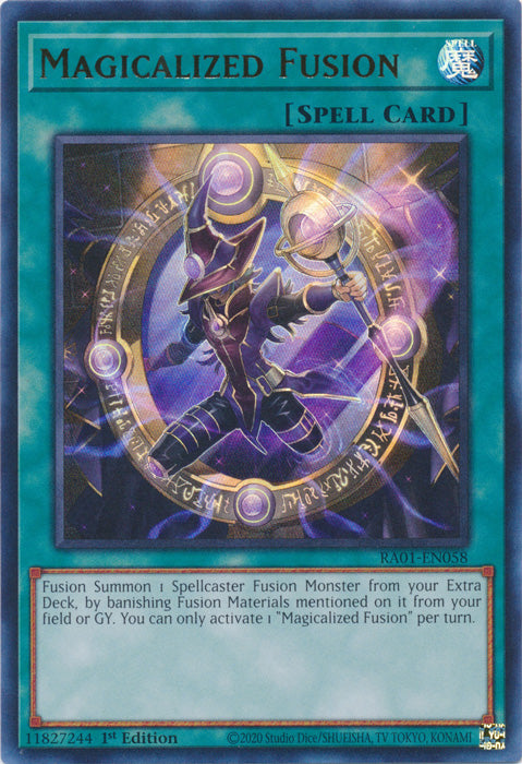 RA01-EN058 - Magicalized Fusion Ultra Rare 1st Edition