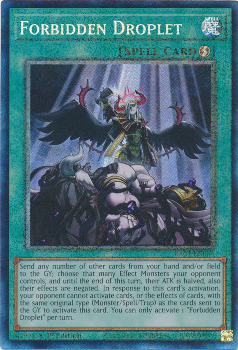[COLLECTOR'S RARE] Forbidden Droplet - RA01-EN064 - 1st Edition