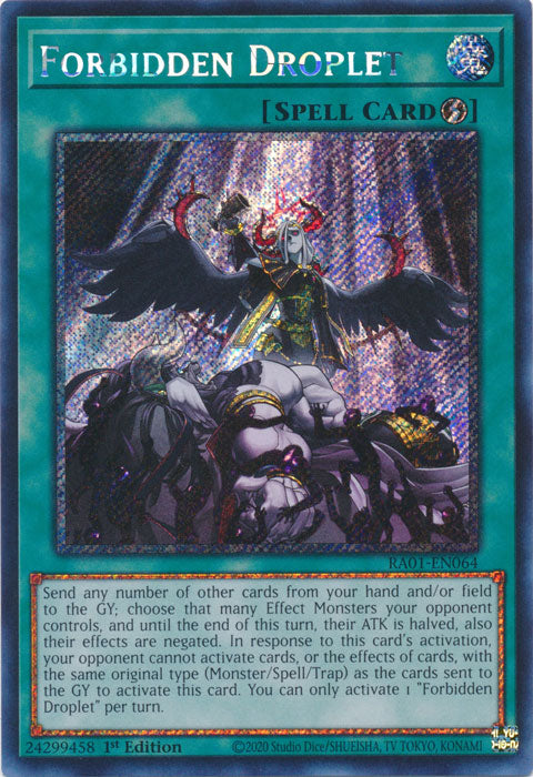 [PLATINUM] Forbidden Droplet - RA01-EN064 - 1st Edition