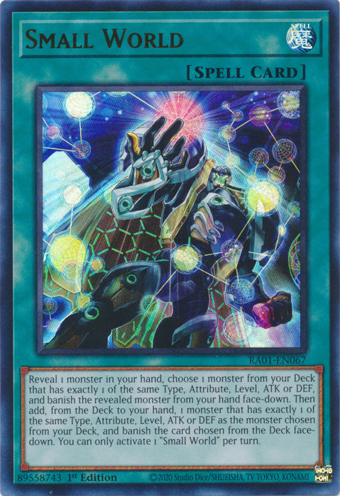 RA01-EN067 - Small World Ultra Rare 1st Edition