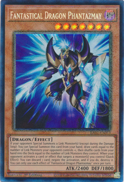 [COLLECTOR'S RARE] Fantastical Dragon Phantazmay - RA02-EN013 - 1st Edition