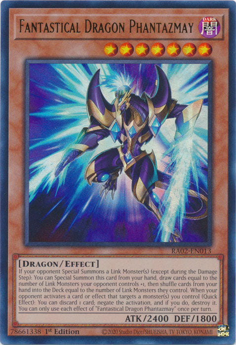 [ULTRA RARE] Fantastical Dragon Phantazmay - RA02-EN013 - 1st Edition