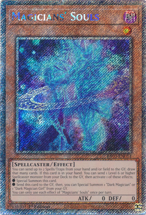 [PLATINUM RARE] Magicians' Souls - RA02-EN014 - 1st Edition