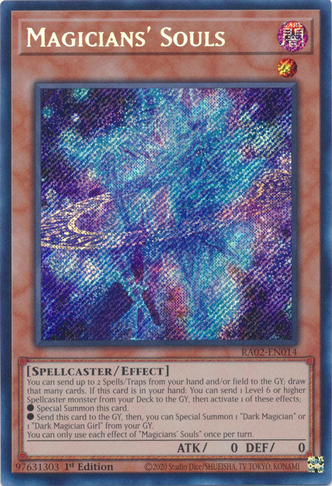[SECRET RARE] Magicians' Souls - RA02-EN014 - 1st Edition