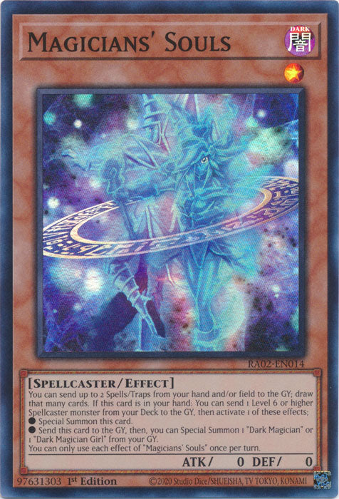 [ULTRA RARE] Magicians' Souls - RA02-EN014 - 1st Edition