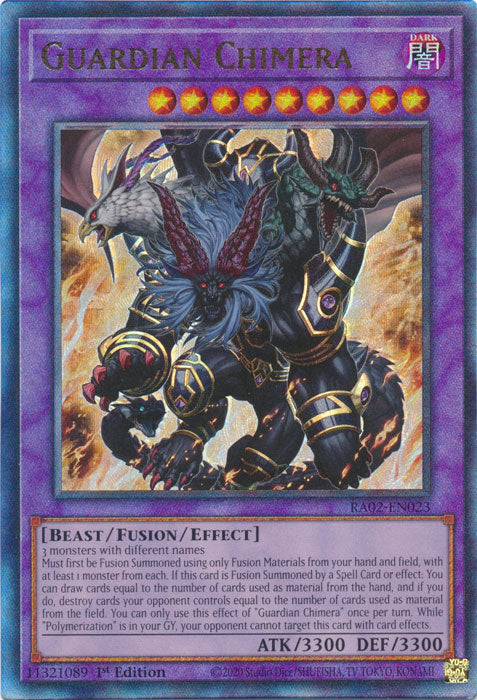 [ULTIMATE RARE] Guardian Chimera - RA02-EN023 - 1st Edition