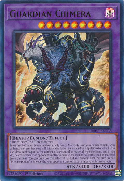 [ULTRA RARE] Guardian Chimera - RA02-EN023 - 1st Edition