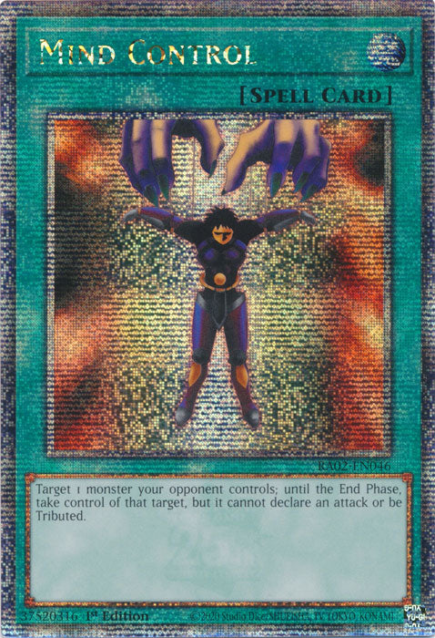 [QUARTER CENTURY SECRET RARE] Mind Control - RA02-EN046 - 1st Edition