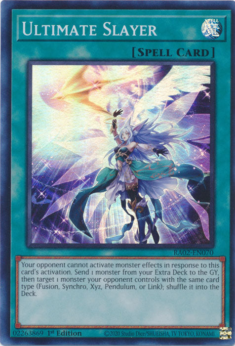 [SUPER RARE] Ultimate Slayer - RA02-EN070 - 1st Edition