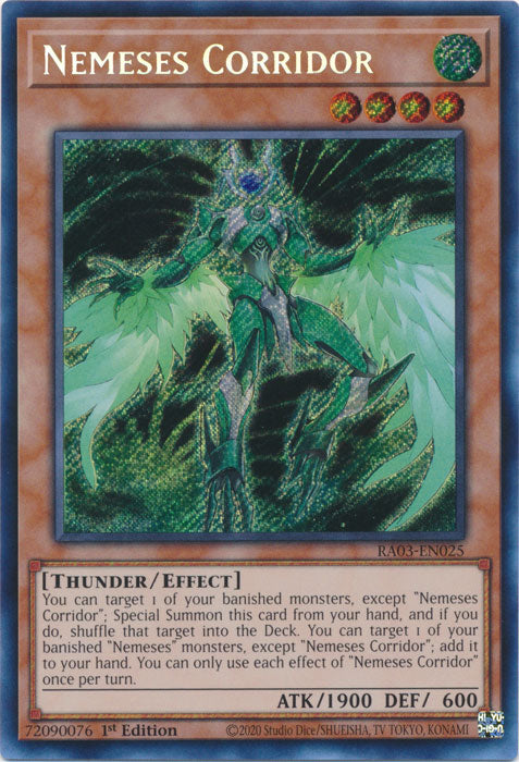 [SECRET RARE] Nemeses Corridor - RA03-EN025 -  1st Edition