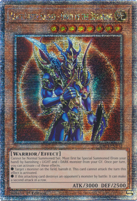 [QUARTER CENTURY SECRET RARE] Black Luster Soldier - Envoy of the Beginning - RA03-EN132 -  1st Edition