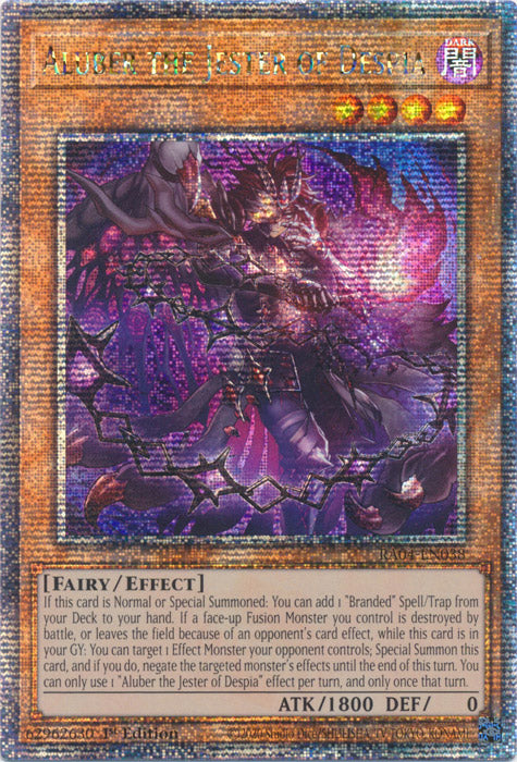 [QUARTER CENTURY SECRET RARE] Aluber the Jester of Despia - RA04-EN038