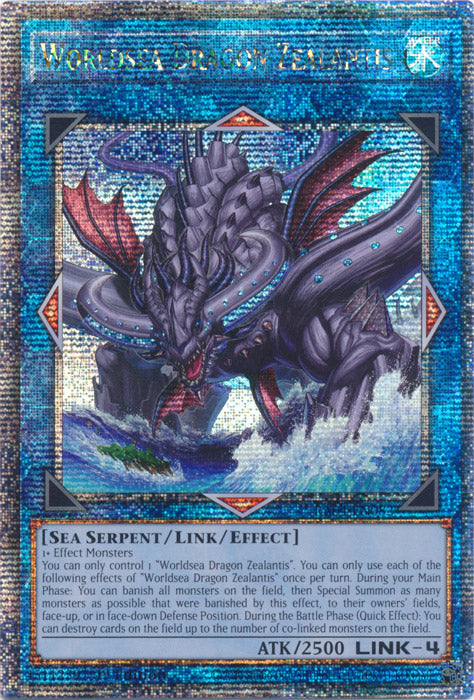 [QUARTER CENTURY SECRET RARE] Worldsea Dragon Zealantis - RA04-EN082