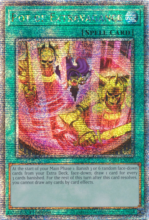 [QUARTER CENTURY SECRET RARE] Pot of Extravagance - RA04-EN093