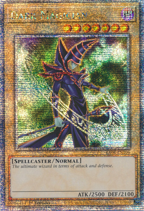[QUARTER CENTURY SECRET RARE] (D) Dark Magician - RA04-EN106 (D)
