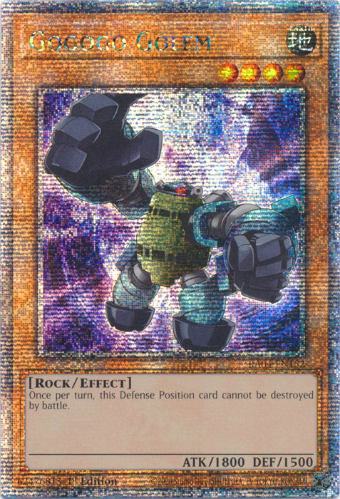 [QUARTER CENTURY SECRET RARE] Gogogo Golem - RA04-EN152