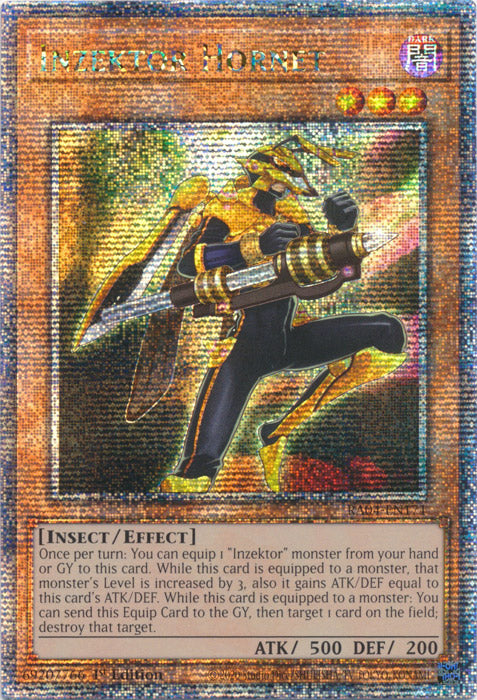 [QUARTER CENTURY SECRET RARE] Inzektor Hornet - RA04-EN171