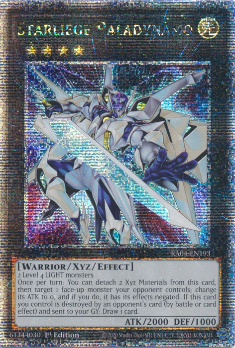 [QUARTER CENTURY SECRET RARE] Starliege Paladynamo - RA04-EN193