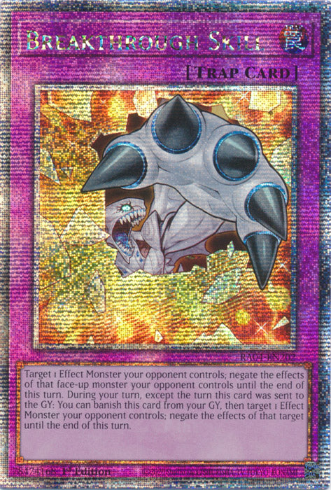 [QUARTER CENTURY SECRET RARE] Breakthrough Skill - RA04-EN202
