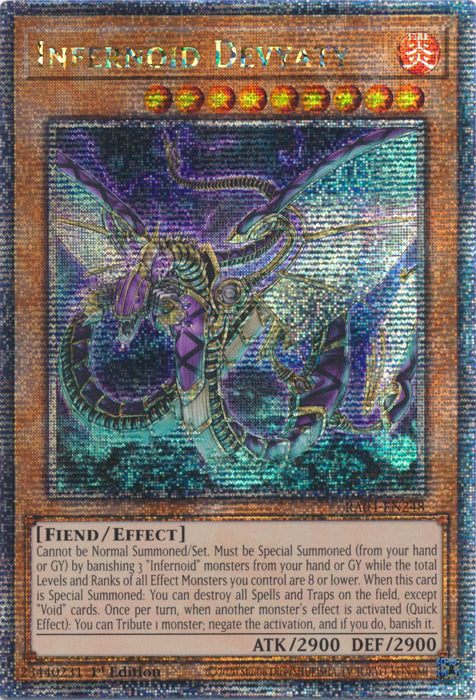 [QUARTER CENTURY SECRET RARE] Infernoid Devyaty - RA04-EN248