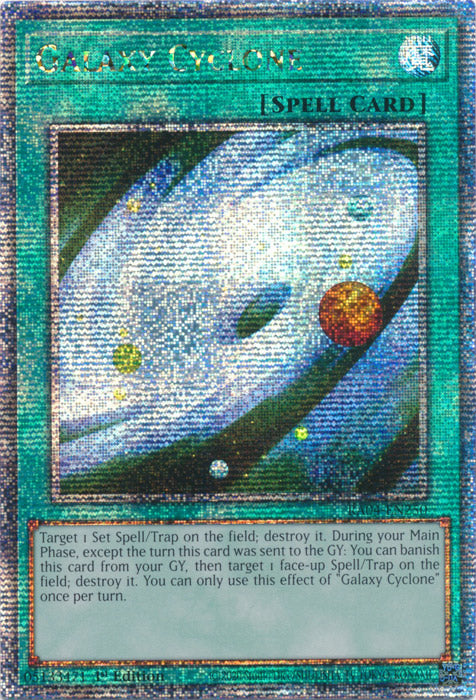 [QUARTER CENTURY SECRET RARE] Galaxy Cyclone - RA04-EN250